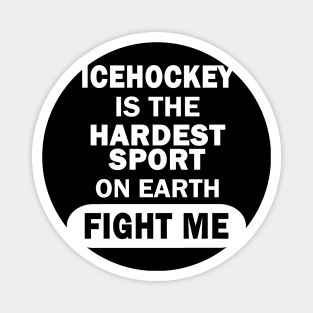 Ice Hockey Men's Team Club Boys Puck Magnet